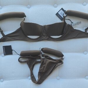 ENTIRE STUDIOS Brown S08 Bikini